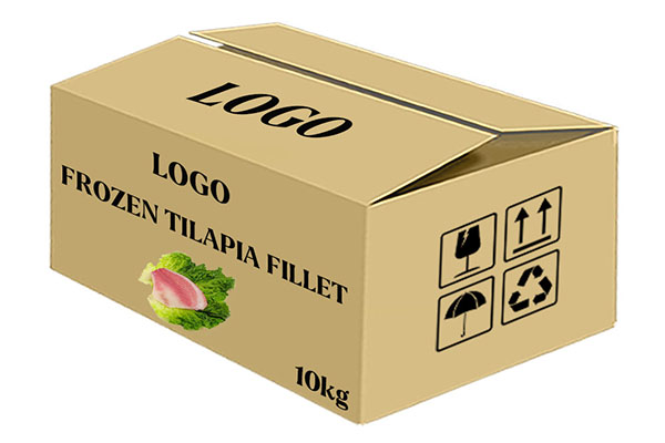 Frozen Tilapia Fillet Packing BOX