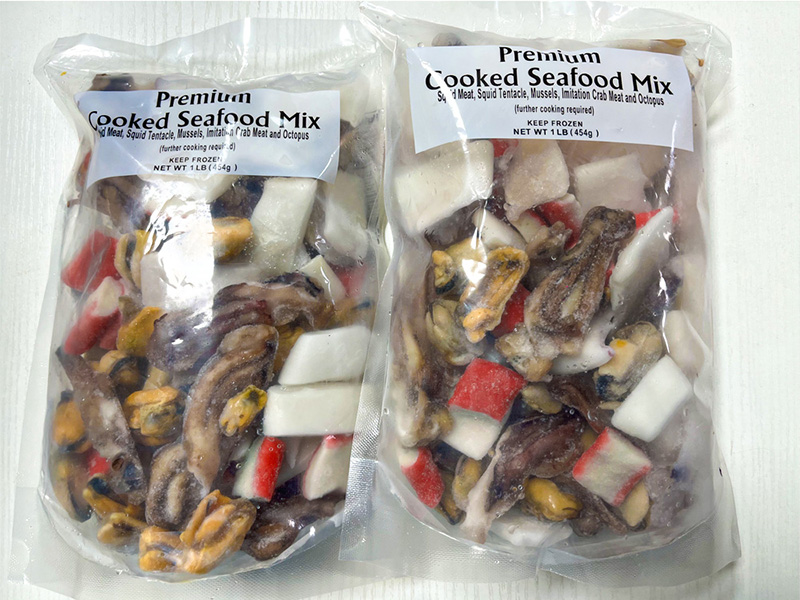 frozen seafood mix packing 1